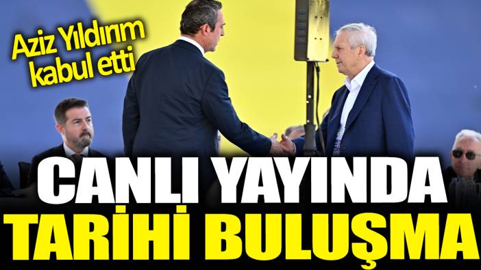 Son dakika... Ali Koç ve Aziz Yıldırım canlı yayına çıkıyor