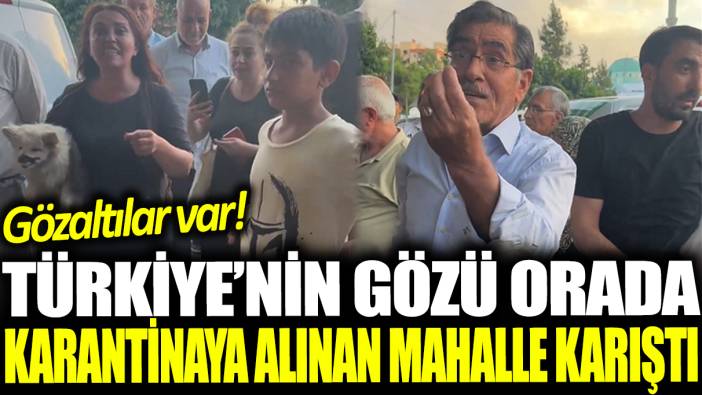 Türkiye'nin gözü orada! Kuduz nedeniyle karantinaya alınan mahallede arbede: Gözaltılar var