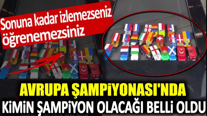 Avrupa Şampiyonası'nda kimin şampiyon olacağı belli oldu. Sonuna kadar izleyin