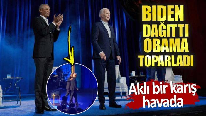 Biden dağıttı Obama toparladı! Aklı artık bir karış havada