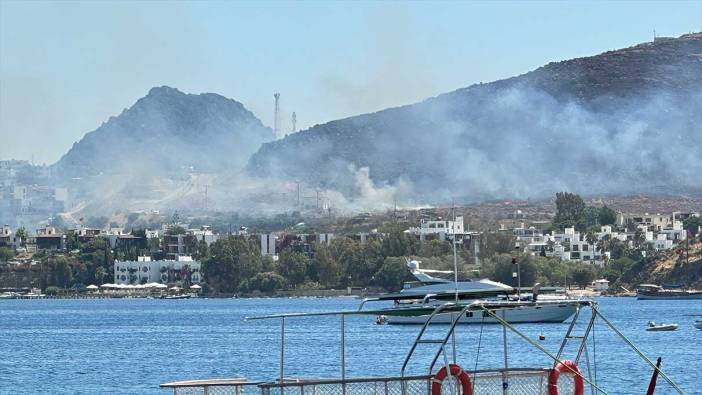 Bodrum'da korkutan yangın!