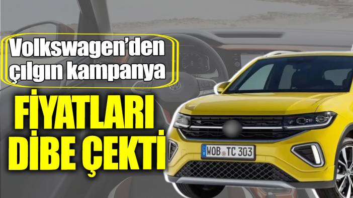 Volkswagen’den çılgın kampanya!  Fiyatları dibe çekti