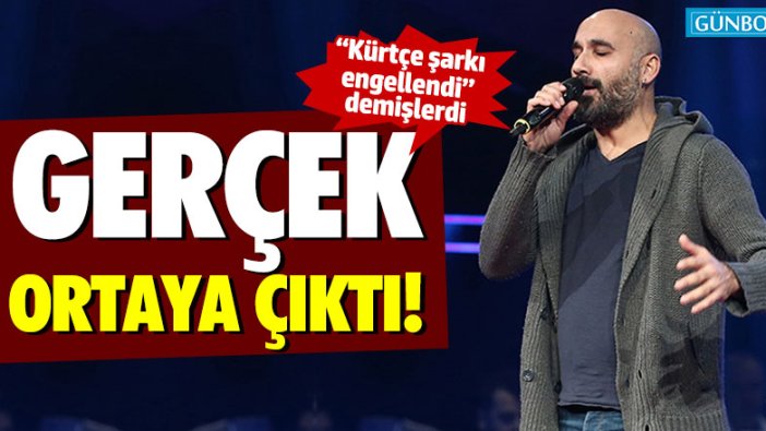 “Kürtçe şarkı engellendi" demişlerdi... Gerçek ortaya çıktı!