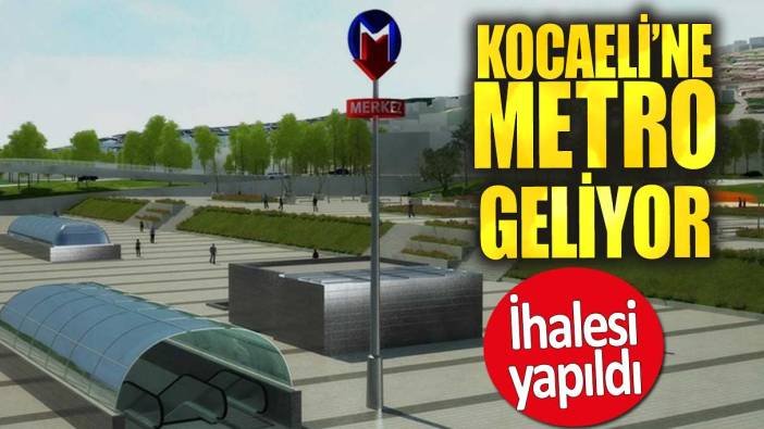 Kocaeli’ne metro geliyor: Sabiha Gökçen’e entegre olacak