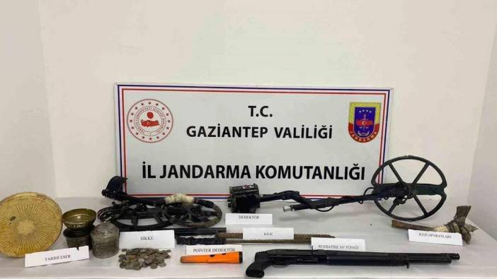 Gaziantep'te tarihi eser kaçakçılığı operasyonu