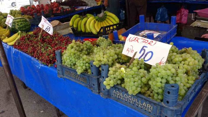 Yaz geldi pazarda fiyatlar düştü