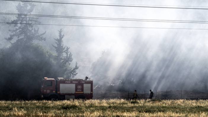 Atılan 200 roket İsrail'i cehenneme çevirdi