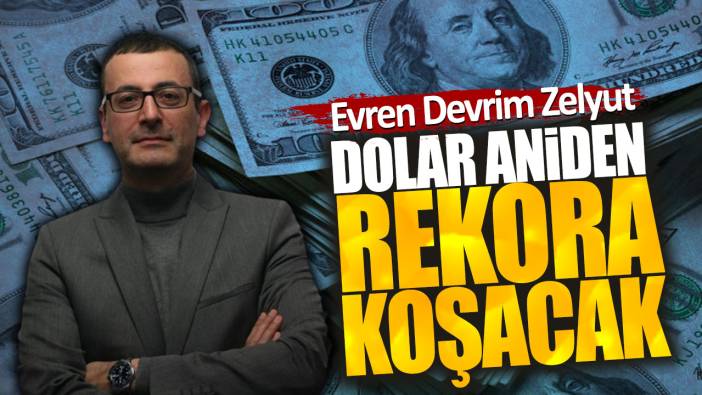 Evren Devrim Zelyut: Dolar aniden rekora koşacak