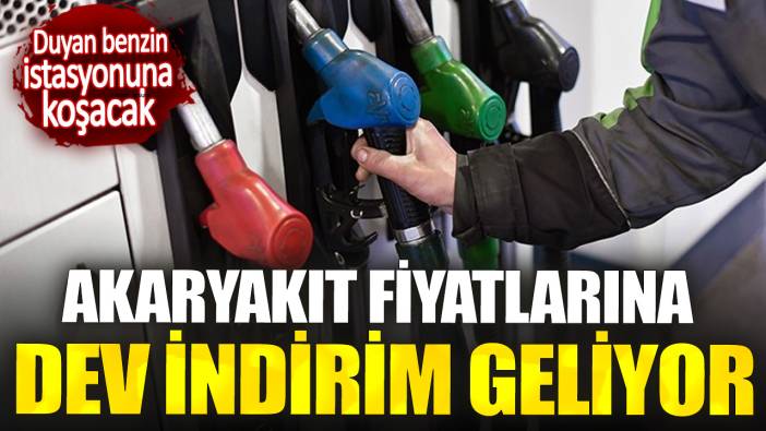 Akaryakıt fiyatlarına dev indirim geliyor. Duyan benzin istasyonuna koşacak