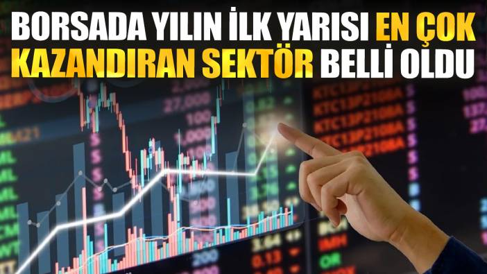 Borsada yılın ilk yarısı en çok kazandıran sektör belli oldu