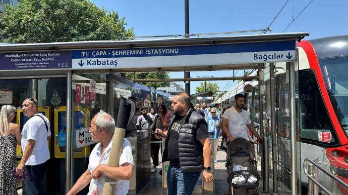 Kabataş-Bağcılar tramvay hattında teknik arıza