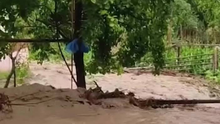 Artvin'de aşırı yağışlar tarım arazilerine ve köy yollarına zarar verdi