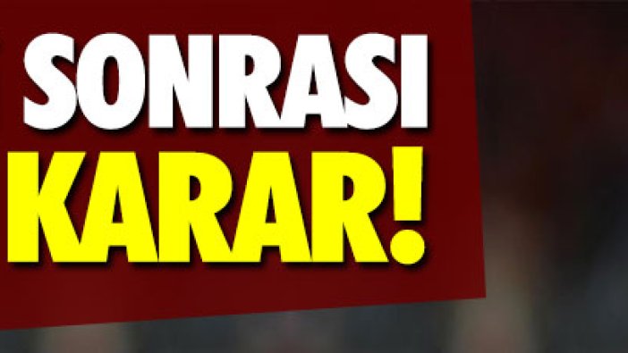 Fatih Terim'den derbi sonrası flaş karar!