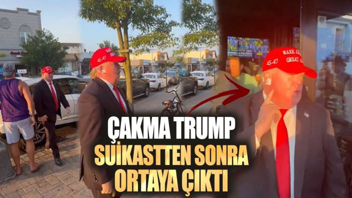 Çakma Trump suikastten sonra ortaya çıktı