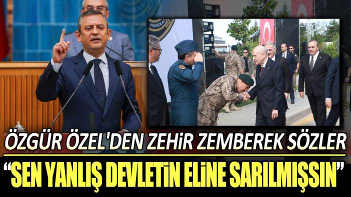 Özgür Özel'den Özel Harekat Başkanı'na çok ağır sözler. Sen yanlış devletin eline sarılmışsın