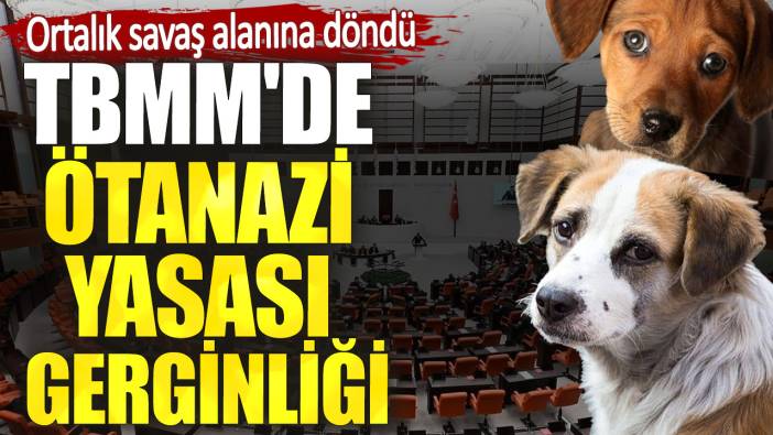 TBMM'de ötanazi yasası gerginliği. Ortalık savaş alanına döndü