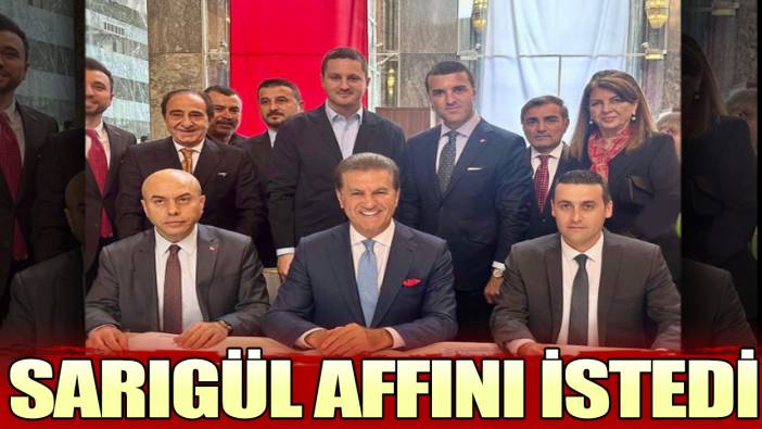 Sarıgül affını istedi