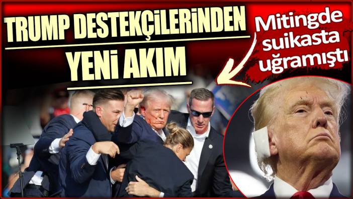 Donald Trump'a suikast girişimi sonras destekçilerden kulak bandajı akımı