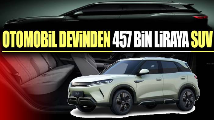 Otomobil devinden 457 bin liraya SUV