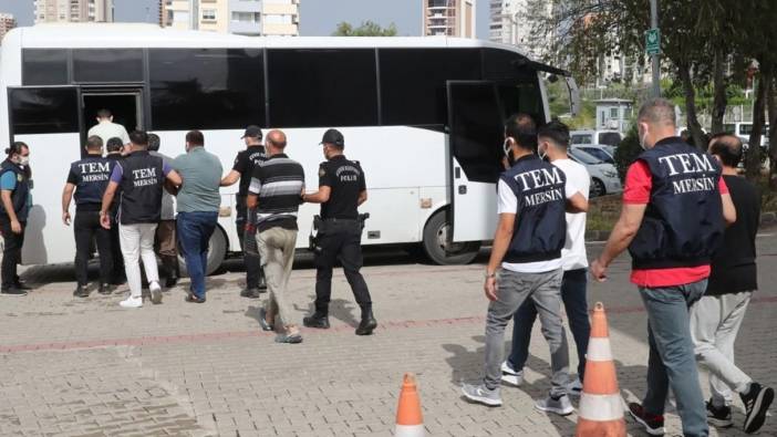 Mersin'de uyuşturucu operasyonunda yakalanan 6 zanlı tutuklandı