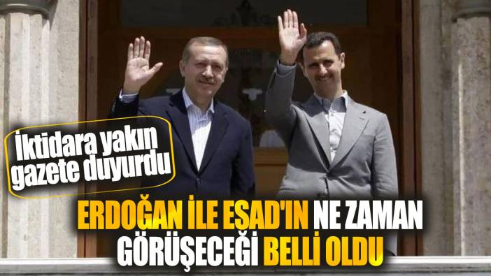 Erdoğan ile Esad'ın ne zaman görüşeceği belli oldu