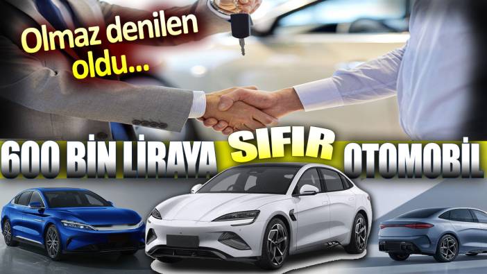 Dev otomobil üretici fiyatları 600 bin liraya indirdi