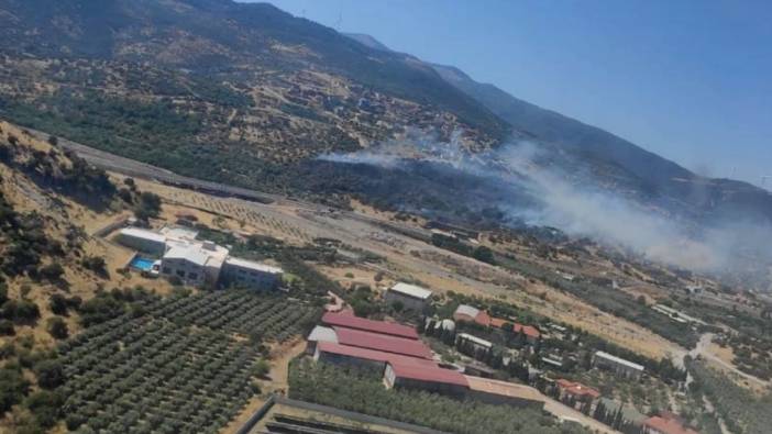 Menemen'de çıkan yangın kontrol altına alındı