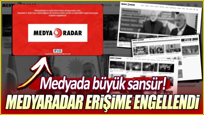 Son dakika...Medyaradar erişime engellendi