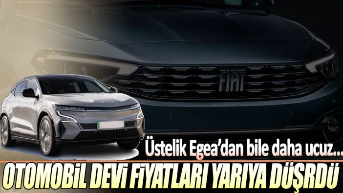 Otomobil devi gemileri yaktı. Üstelik Fiat Egea'dan bile ucuz