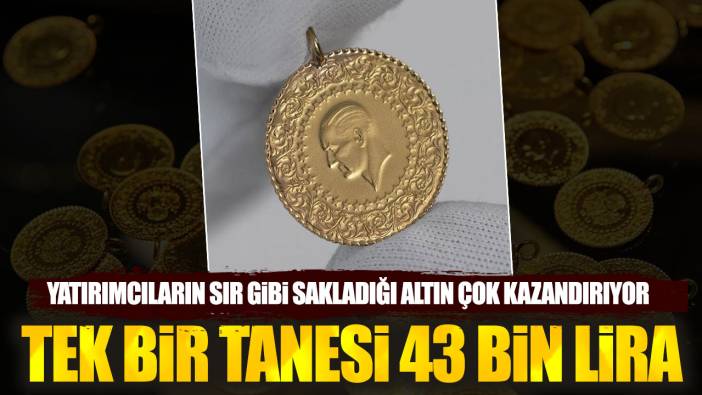 Tek bir tanesi 43 bin lira. Yatırımcıların sır gibi sakladığı altın çok kazandırıyor