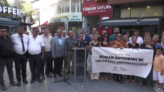 İzmir'de roman soykırımı anıldı