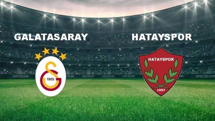 Galatasaray'ın Hatayspor karşısındaki ilk 11'i belli oldu