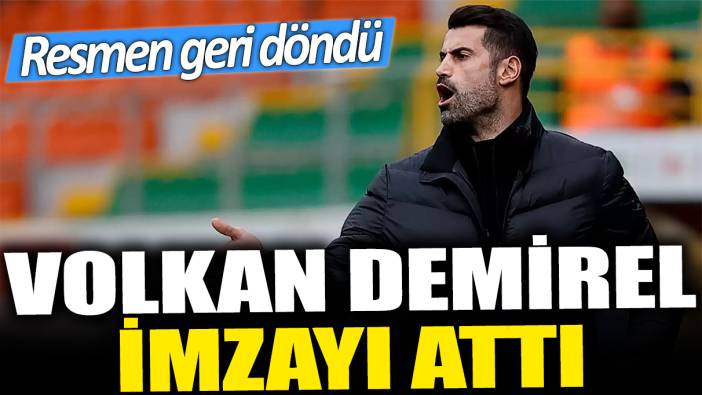 Volkan Demirel imzayı attı! Hatayspor'dan sonra yeni adresi belli oldu