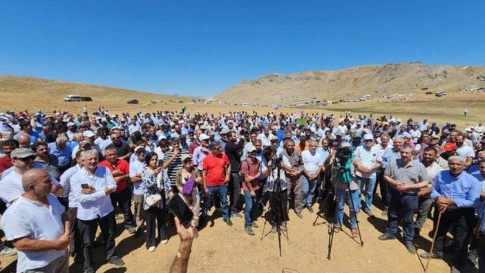 Diyarbakır'da yaylada maden tepkisi