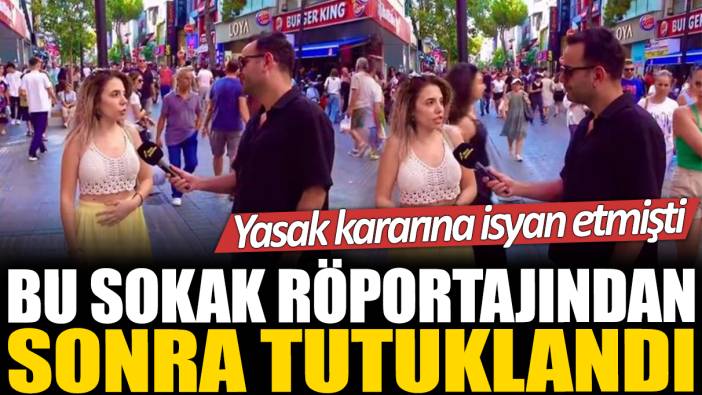 Instagram yasağı kararına isyan eden kadın tutuklandı! Sosyal medya bu sokak röportajını konuşuyor