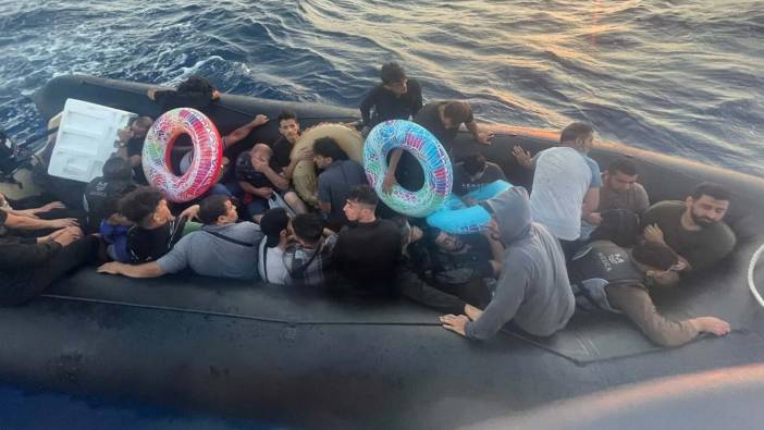 Bodrum'da 59 kaçak göçmen yakalandı 28'i kurtarıldı