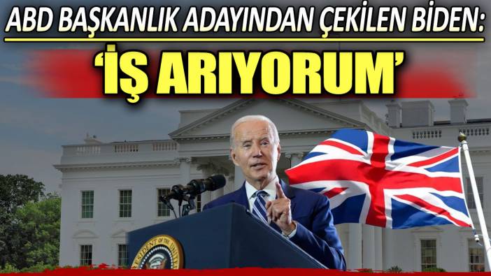 ABD Başkanlık adayından çekilen Biden iş aramaya başladı