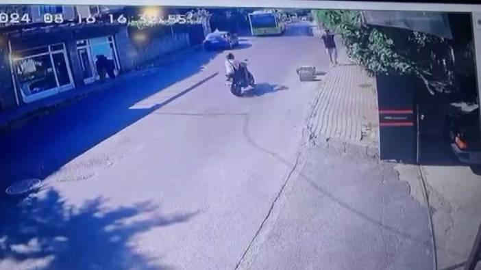 İETT otobüsü motosikletliye çarptı. Sürücü yaralandı