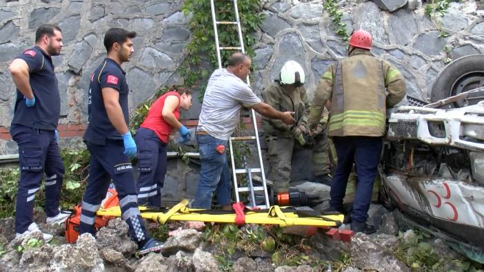 İstanbul'da can pazarı! 5 metre yükseklikten aşağı çakıldı