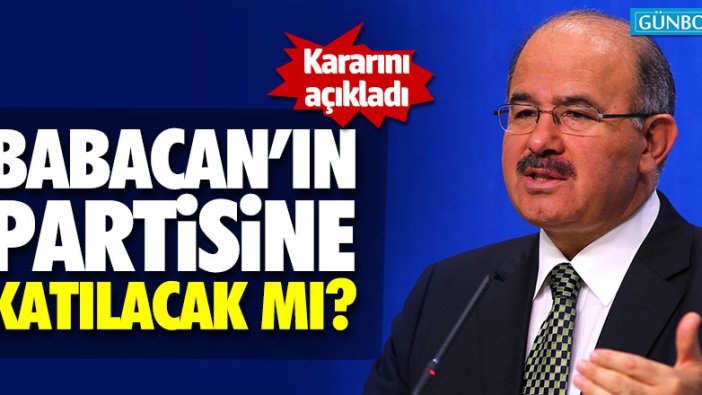 Hüseyin Çelik açıkladı: Babacan'ın partisine katılacak mı?