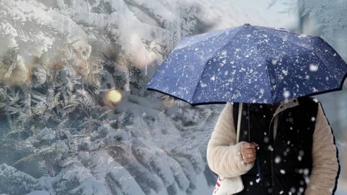 Meteoroloji uyardı! Önce yağmur sonra lapa lapa kar geliyor