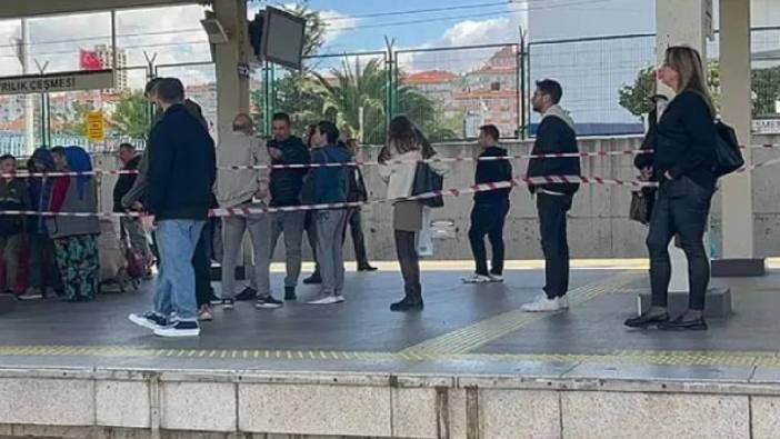 Marmaray'da dehşet! Raylara atlayarak intihar etti