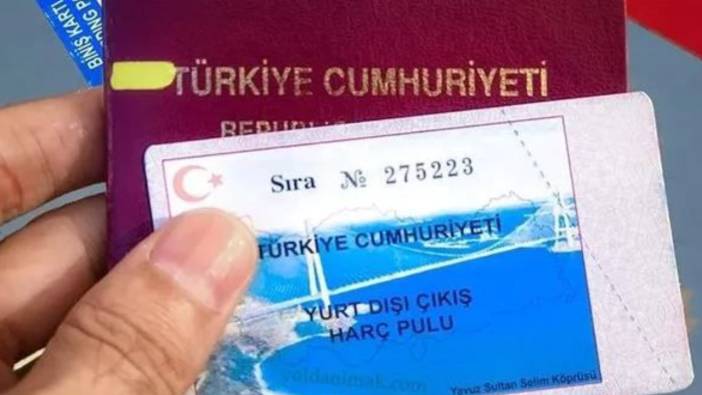 Son tarih belli oldu: Yurt dışı harç pulu dönemi bitiyor