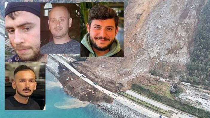 Artvin'den acı haber: Heyelandan sonra kaybolan Giresunlu 4 gencin cansız bedenine ulaşıldı