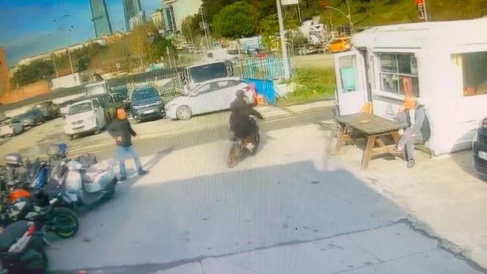 Yediemin Otoparkı'nda film gibi hırsızlık: Motosikletini çalarak geri aldı