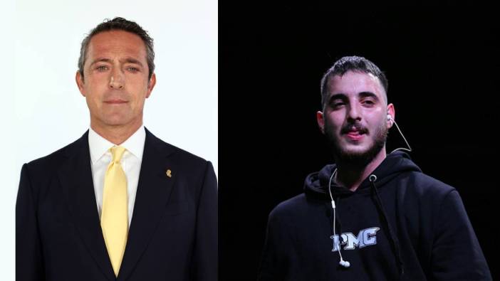 Ünlü rapçiden Ali Koç protestosu: 'İstifa' diyerek sahne aldı
