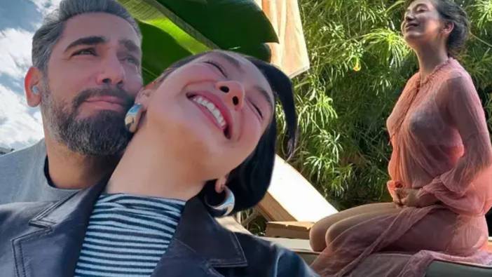 Neslihan Atagül'ün karnı burnunda yeni pozu beğeni topladı