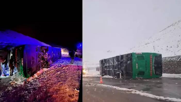 Bingöl'de feci kaza: Devrilen otobüste doktor ve eşi öldü, 16 kişi yaralandı