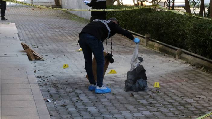 Boşandığı kadını tiner döküp yaktı