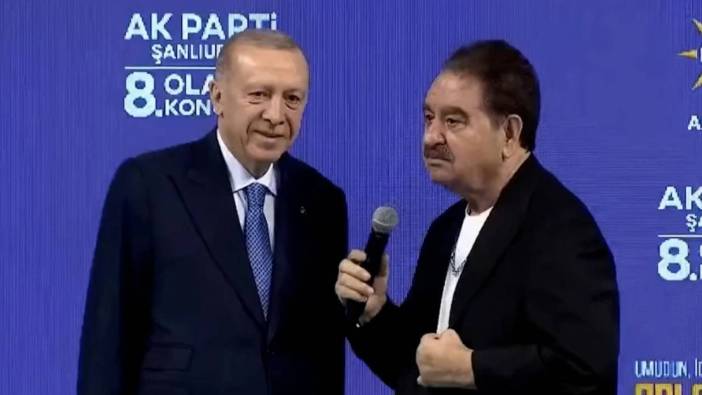 Tatlıses, Cumhurbaşkanı Erdoğan'a şarkı söyledi